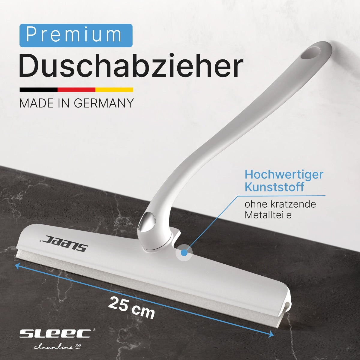 Duschabzieher Cleanline 360 kurz