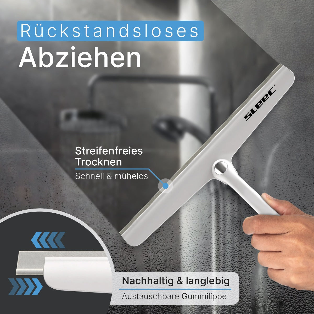 Duschabzieher Cleanline 360 kurz